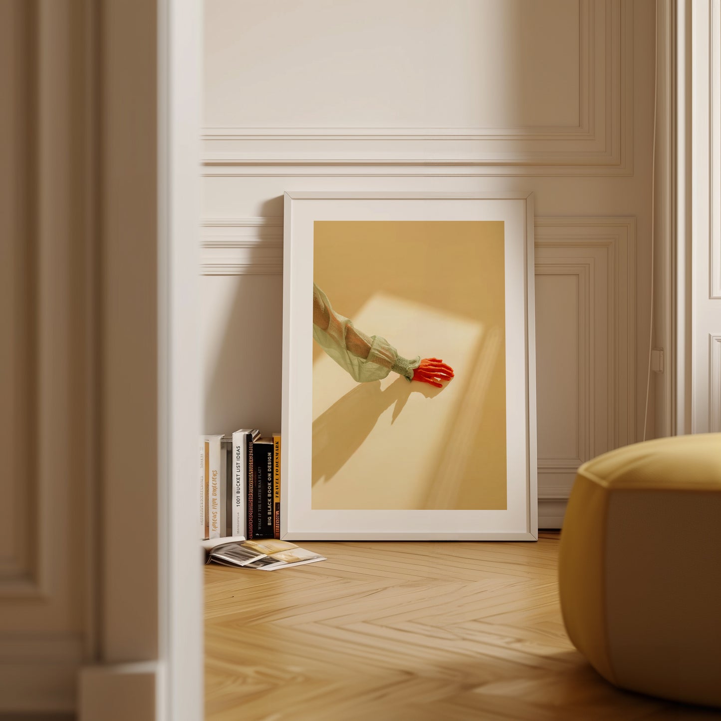 White Wooden Frame