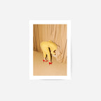Beige Curtain Poster