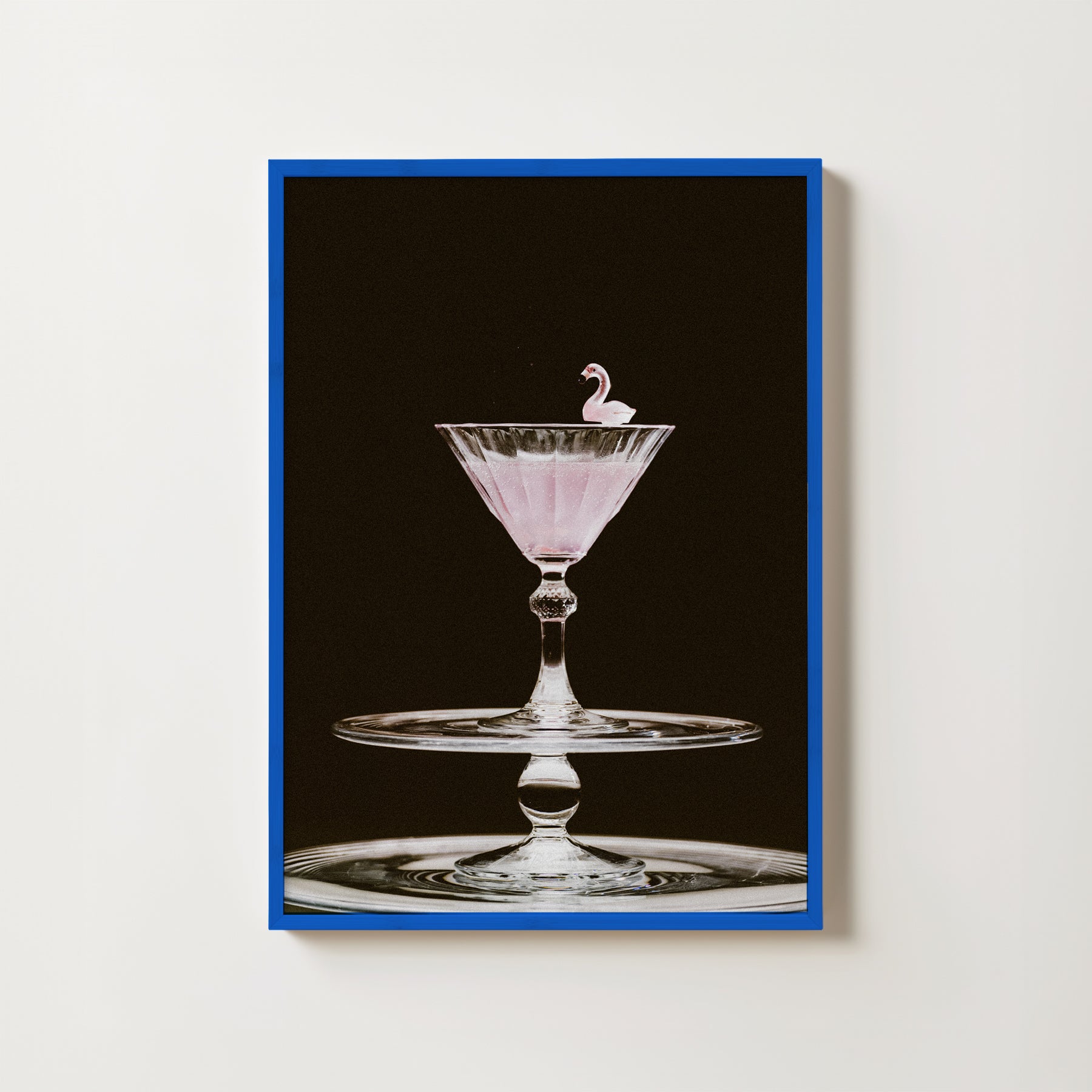 Flamingo Martini Poster