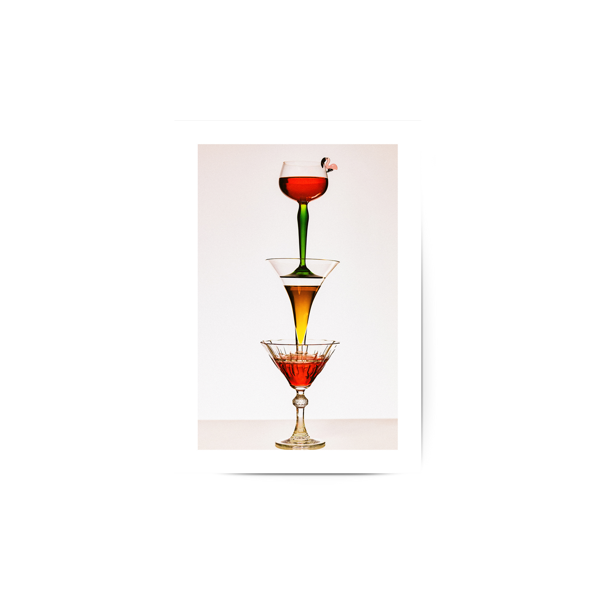 Cocktail Tower Poster