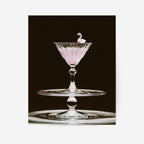 Flamingo Martini Poster