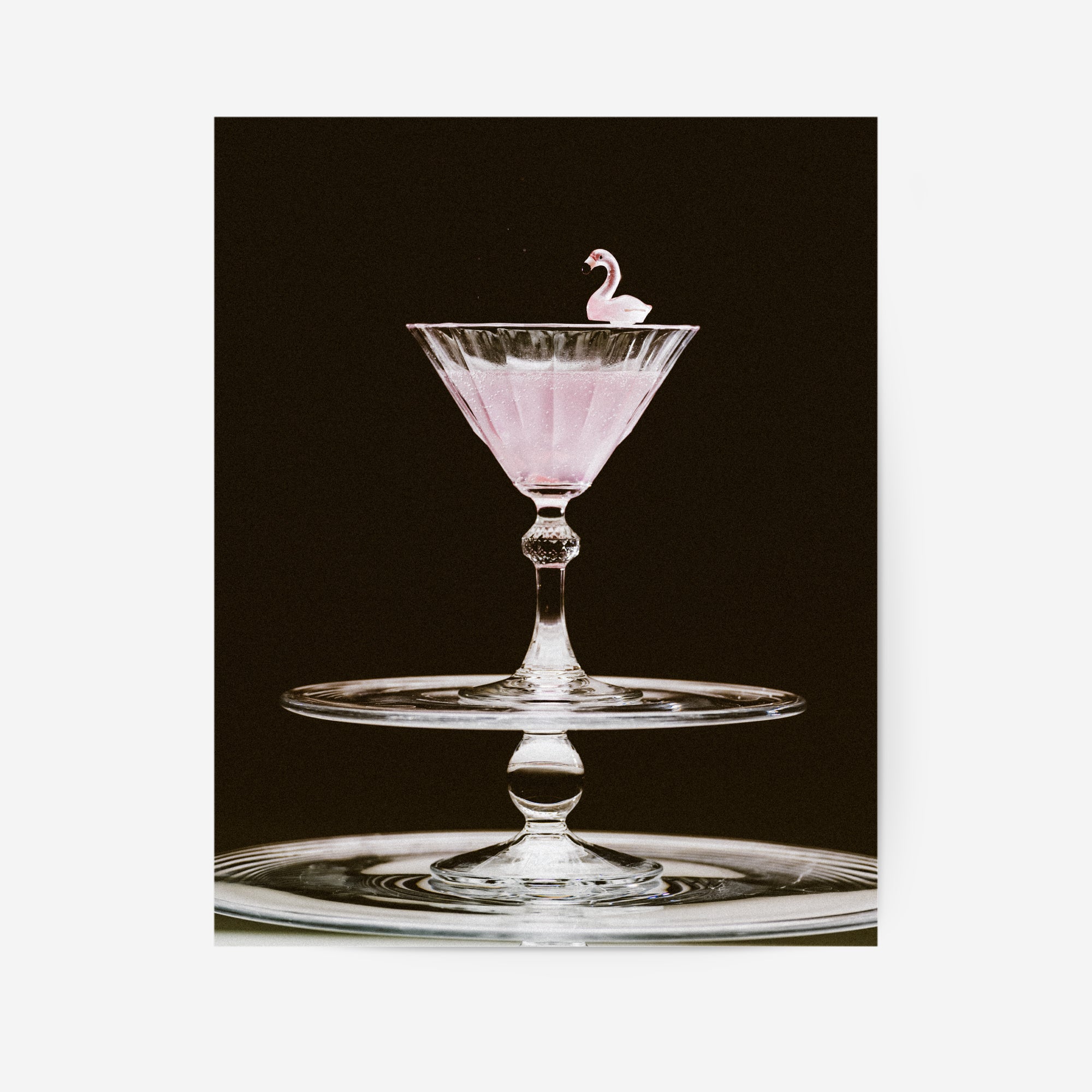 Flamingo Martini Poster