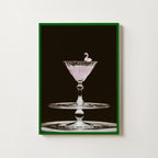 Flamingo Martini Poster