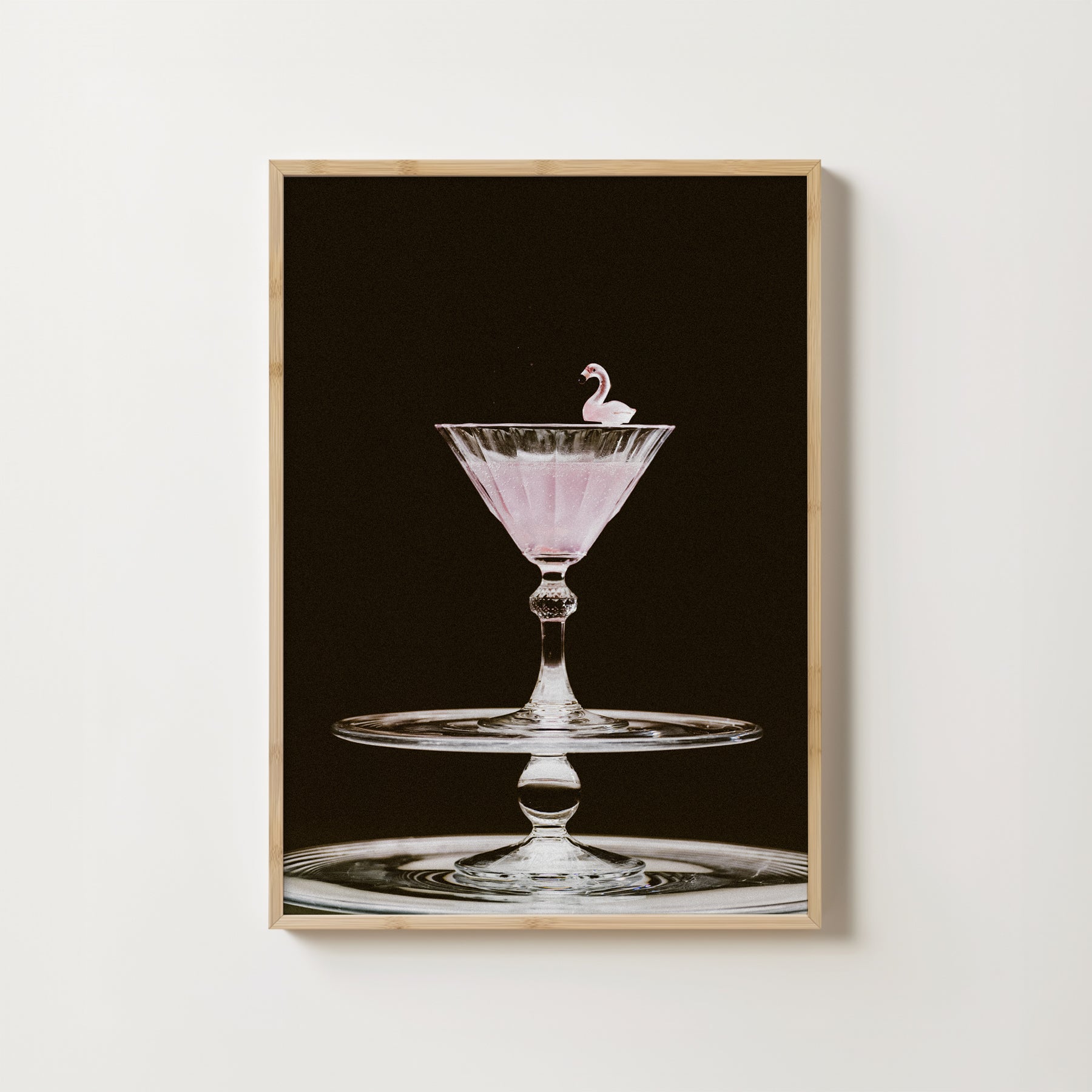 Flamingo Martini Poster