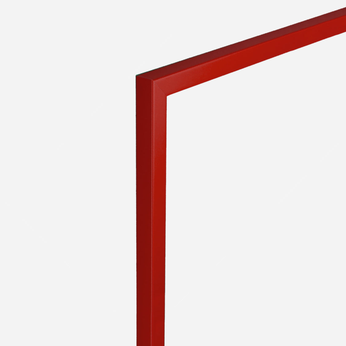 Red Wooden Frame