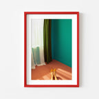 Red Wooden Frame