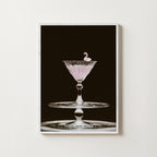 Flamingo Martini Poster