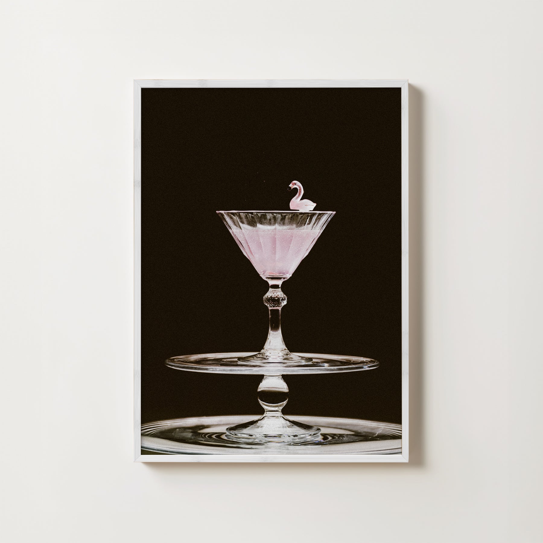 Flamingo Martini Poster
